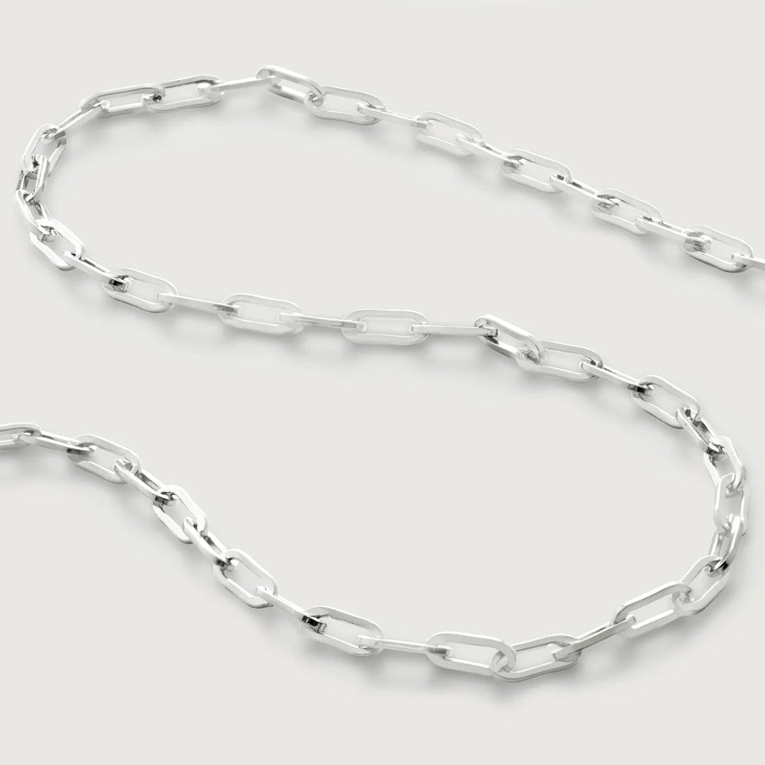 Collier à fermoir trombone et perle