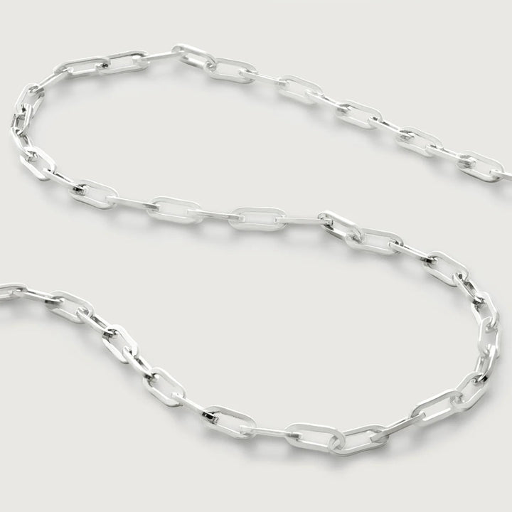 Collier à fermoir trombone et perle