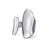 statement ring in recycled silver