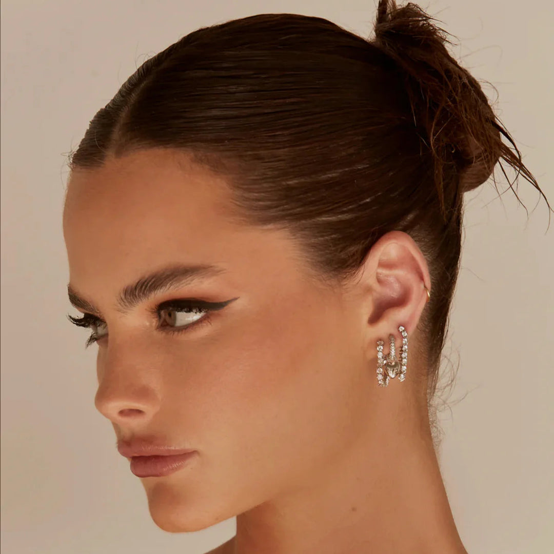 Boucles d'oreilles tennis