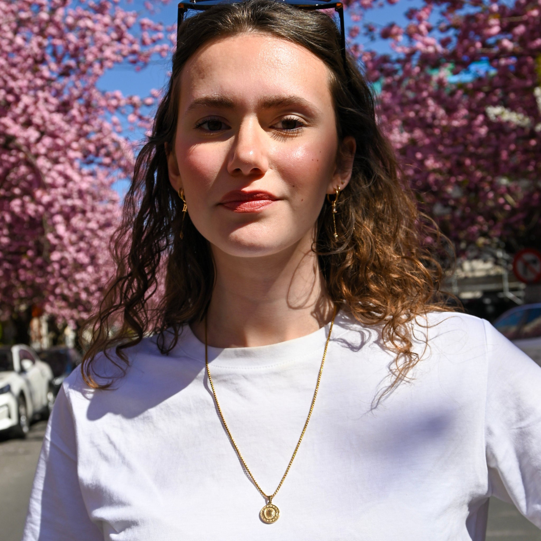 Layered styling with Talisman and other LUCID necklaces