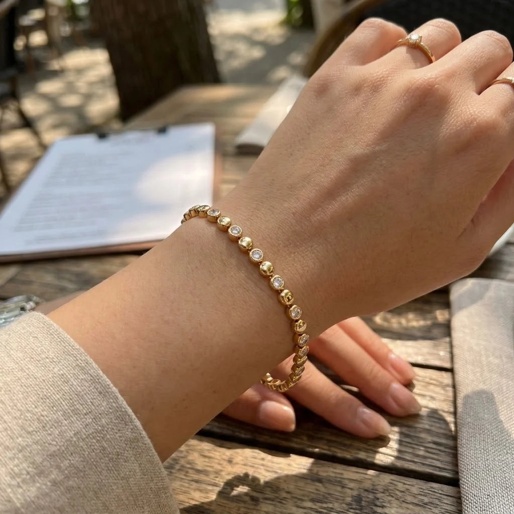 Round Tennis Bracelet