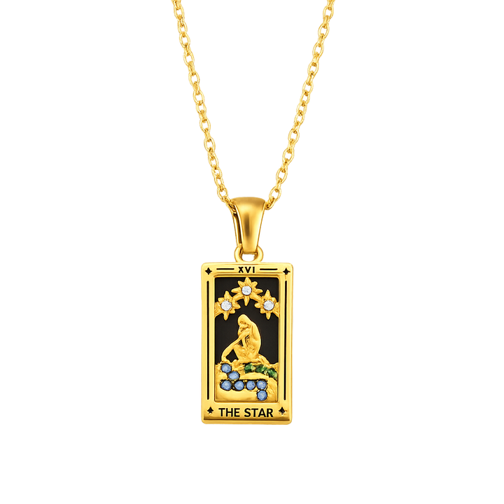 Tarot Necklace  – Bijou symbolique en or recyclé | LUCID