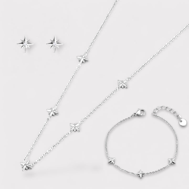three piece gift set - bracelet, earrings and necklace