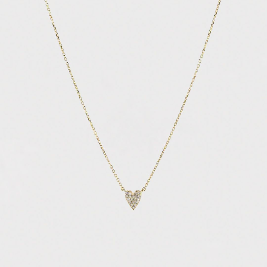 Tiny Heart  – Recycled Silver or Gold Minimalist Gift | LUCID