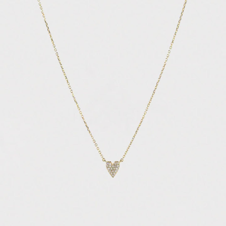 Tiny Heart  – Recycled Silver or Gold Minimalist Gift | LUCID