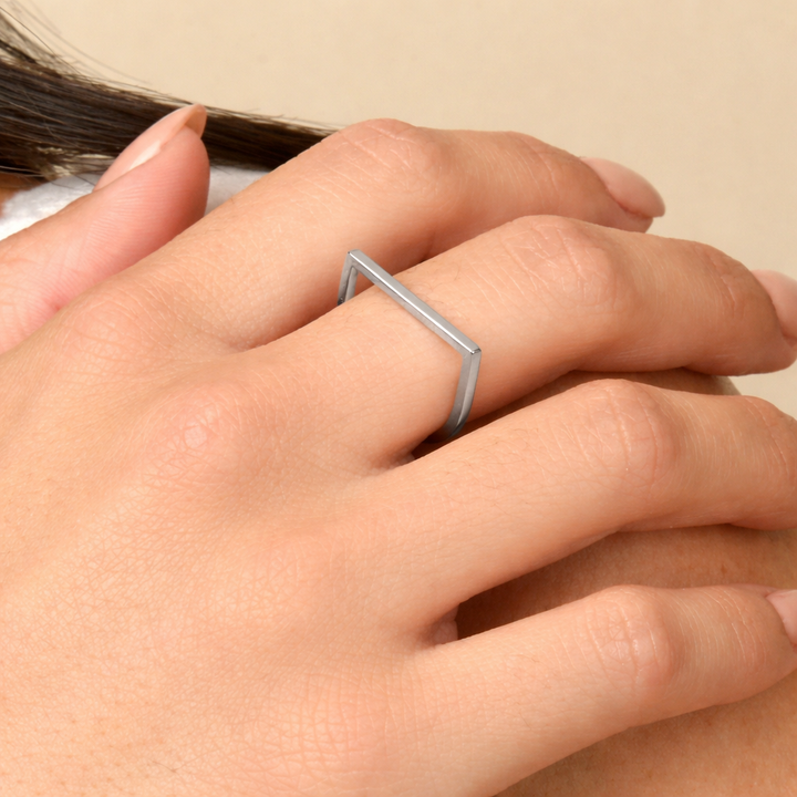 little stacker ring in silver